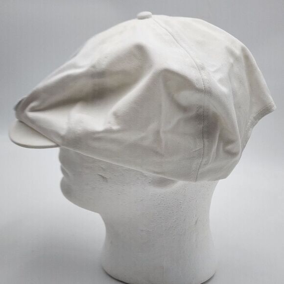 Ford White Newsboy Cap One Size Hat Casual Adjustable Cars Ford Model VTG READ - Picture 5 of 7